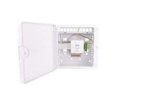 Communication Box 250 mm 250 mm 108mm CAE Multimedia Connect RAL 9003