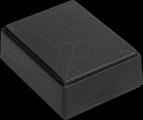 Industrial housing, 76 x 59 x 28 mm, IP54, black
