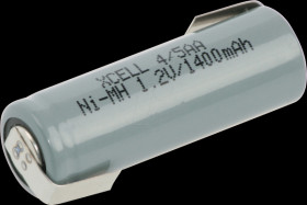 135390 Industrial cell, NiMh, 4/5 AA, 1,2 V, 1400 mAh, LFZ