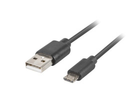 Przewód USB 2.0 HighSpeed USB - micro USB 1,8m czarny QC 3.0 LANBERG