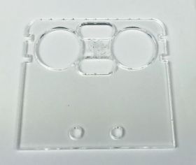 Plastikowy uchwyt do czujnika HC-SR04 bezbarwny