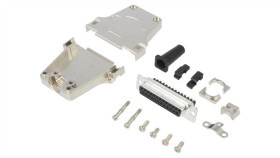 Dtzfrg-25Fssc D-Sub Żeńskie Proste Zacisk Śrubowy Na Przewód Pin 25