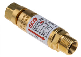 Akcesorium do spawania Blokada przepływu wstecznego GCE do: Gaz paliwowy