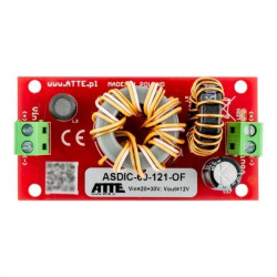 Izolowana przetwornica obniżająca napięcie do 12V Vin 20...30VDC, Vout 12VDC, Iout 5A, Pout 60W, moduł do zabudowy