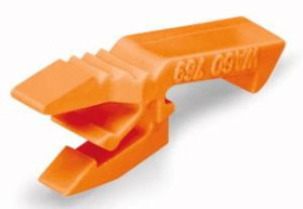 Zaczep montażowy do wtyków 1-torowych pomarańczowy 769-429 /25szt./