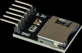 COM-MSD Developer boards - Breakout board for MicroSD cards