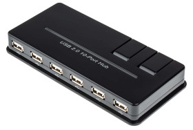 Hub USB USB 2.0 10 Magistrala USB USB A, RS PRO