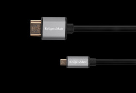 1.8m HDMI - Micro HDMI Cable - Kruger&Matz Basic