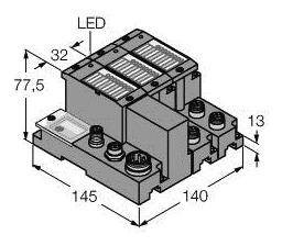Akcesorium Turck TI-BL67-EN-S-4 1545151 1 szt.