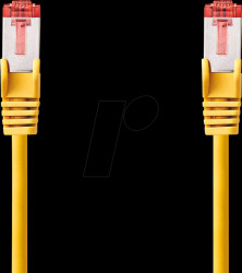 CCGL85221YE100 Patch cable, Cat.6, S/FTP, 10 m, yellow