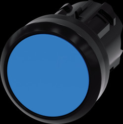 3SU1000-0AA50-0AA0 SIRIUS ACT pushbutton, Ø 22 mm, blue