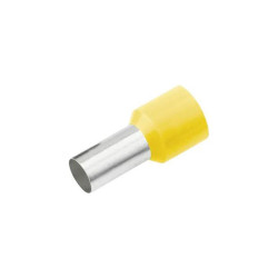 Cimco 187214 Ferrule Partially insulated Yellow 1 mm&#xB2; 100 pcs Ferrules