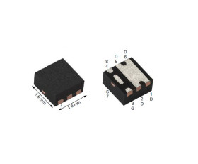 MOSFET P-kanałowy 4,5 A PowerPAK SC-75 30 V SMD