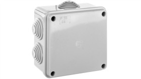 Puszka Natynkowa Z Pokrywą I Śrubami Seria 400 Ip55 100X100x50 Ec400c4