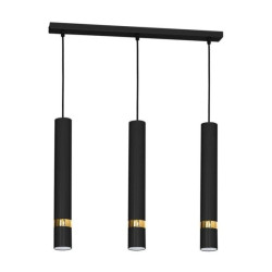 Lampa wisząca JOKER BLACK/GOLD 3xGU10 MLP6080 Milagro