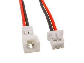 Złącze JST GH 1.25 2pin wtyk + gniazdo z przewodami 100mm