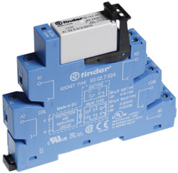 Coupling relay 2 Form C (NO/NC), 230 V (AC), 8 A, 250 V (AC), 38.52.8.230.0060