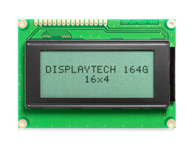 Wyświetlacz monochromatyczny LCD, , Alfanumeryczny, Displaytech