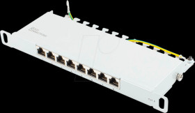 GC-N0123 Patchpanel 10", 8 Port, Cat.6, 0,5 HE