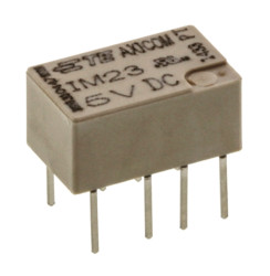 Przekaźnik sygnału, 12V dc, 2 A, DPDT, 2-polowy, montaż PCB, TE Connectivity IM
