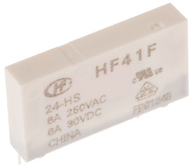 Przekaźnik mocy 24V dc SPST RS PRO 170mW, montaż PCB 3390Ω Otwór przezierny