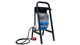 Rozdzielnica Budowlana Erb32r6 Z Oświetleniem, Na Stojaku, Ip54, Gniazda: 2X...