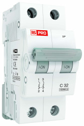 Wyłącznik miniaturowy, Typ B, 2-biegunowy, 16 A, 240 V ac, 240 V dc, RS PRO, DHMZ 10 kA