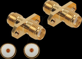 89980 Adapter SMA jack &gt; SMA jack