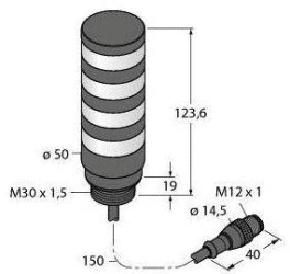 Kolumna sygnalizacyjna Turck TL50CGYYRQP 3805558 1 szt.