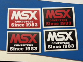 MSX Sticker set of 4