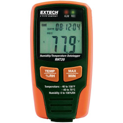 Extech RHT20 Temperature &amp; RH Data Logger USB LCD Long Battery Life