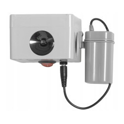 Ultradźwiękowy potężny ogrodowy odstraszacz gryzoni MYSZY SZCZURY KUNY LISY na 2500m2