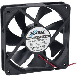 X-Fan RDH1225S1 120 x 120 x 25mm Axial Fan 12V Sleeve Bearing