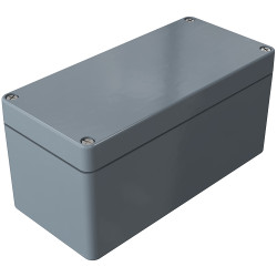 Obudowa Poliester wzmocniony włóknem szklanym szerokość zew. 75 mm długość zew. 160 mm wys. zew. 160 mm Rose IP66 Szary