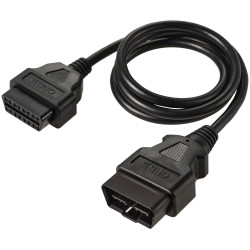 VOLTCRAFT VC-14256755 VC-OBD 71-100 OBD II cable extension black 1m length