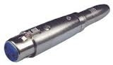 Adapter - przejściówka Jack 6,3mm gniazdo / XLR 3 pin gniazdo