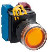 Idec YW1L-AF2E10Q4G Przycisk podświetlany 1 przycisk czarno-zielony 1 szt.