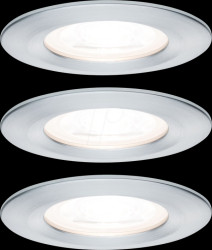 93444 Nova rigid flush mounted fixture, GU10, 3x 6.5 W, 2700 K, round,