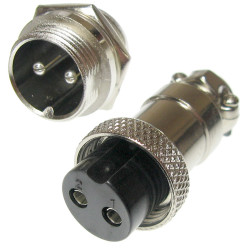 Złącze przem. DS-11-10-2B6 2pin Przemysłowe, Wtyk + Gniazdo