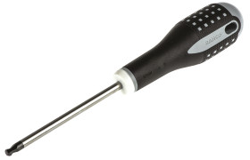 Standardowy wkrętak rozmiar końcówki: 5 mm, grot kulowy Bahco długość ostrza: 100 mm Standardowy wkrętak