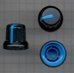 Pokrętło Typ: 66-niebieskie