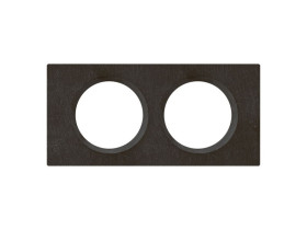 CELIANE Ramka kamień łupek 2 podwójna pozioma/pionowa 069372 LEGRAND