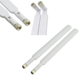 2 X ANTENA ROUTER LTE SMA BIALA
