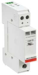 Ochrona przeciwprzepięciowa 100 V DC na szynę DIN Bourns 2 Pole Protector 40kA