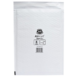 Jiffy® 42JL3 Air Kraft® No.3 Mail Bag 220 x 320mm - White