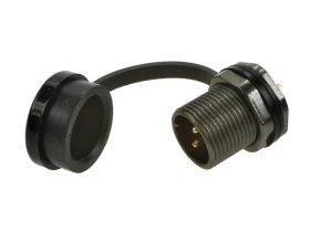 Wtyk; ST1213/P2; 2 tory; lutowany; 0,75mm2; ST12; na panel; 12mm; IP67; 13A; 250V; Weipu; RoHS