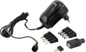 Zasilacz wtyczkowy, regulowany HyCell 1201-0007 1000 mA 12 W