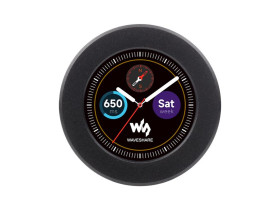 Waveshare RP2040 MCU Board, With 1.28inch Round LCD, Accelerometer And Gyroscope Sensor, With CNC Metal Case