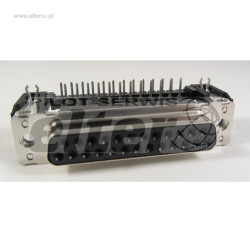 Złącze D-SUB 25PIN żeńskie do druku