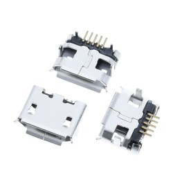 Gniazdo micro usb montażowe PCB SMD mod2